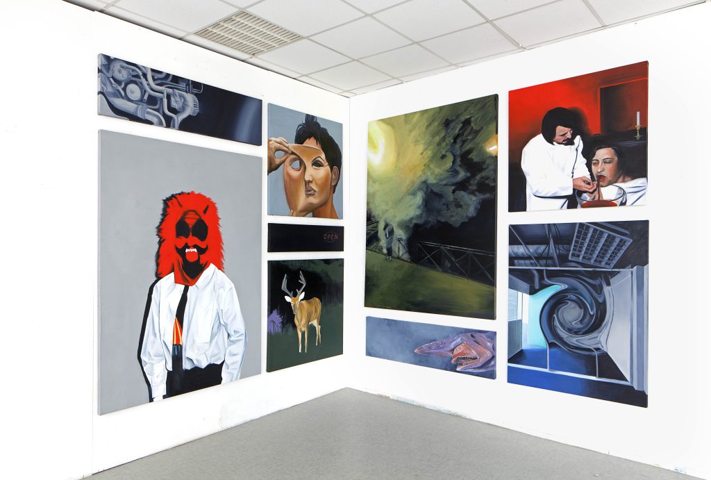 Anamnese-02-2019-Huile-sur-toile-Polyptyque-dim-var